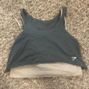Gymshark layered tank